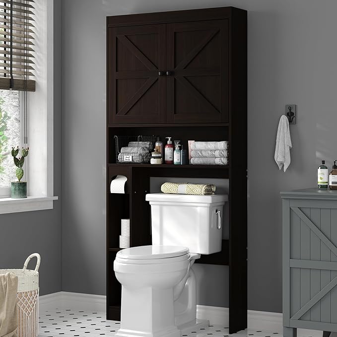 Furnideco 32.3''W Over The Toilet Storage Cabinet - Image 5