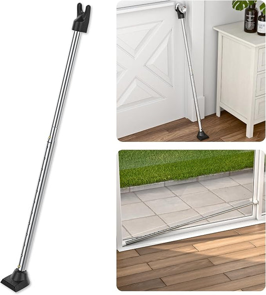 Door Stoppers Security Bar, SECURITYMAN 3 in 1 Adjustable Door Security Bar & - Field & Grace