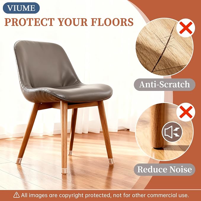24 Pcs Chair Leg Floor Protectors - Image 2