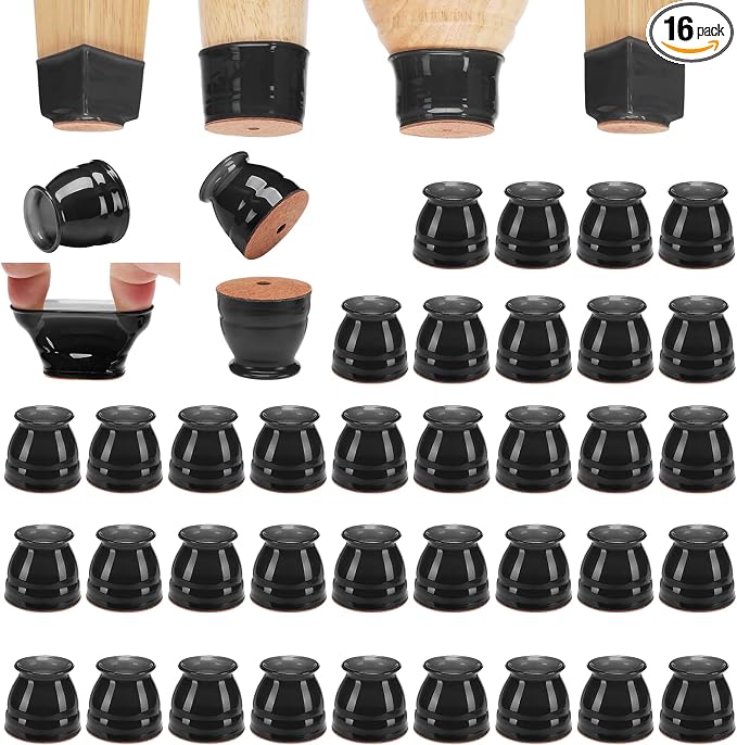 CHUNZEXI 16 Pack Chair Leg Floor Protectors by CHUNZEXI