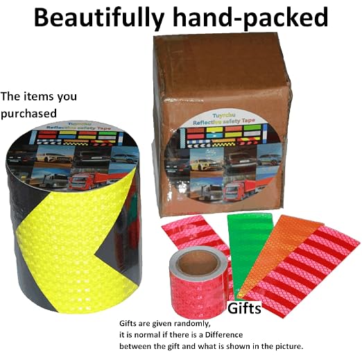 Reflective Tape Outdoor Waterproof 6 inch X 66 feet, High Visibility Hazard - Image 4