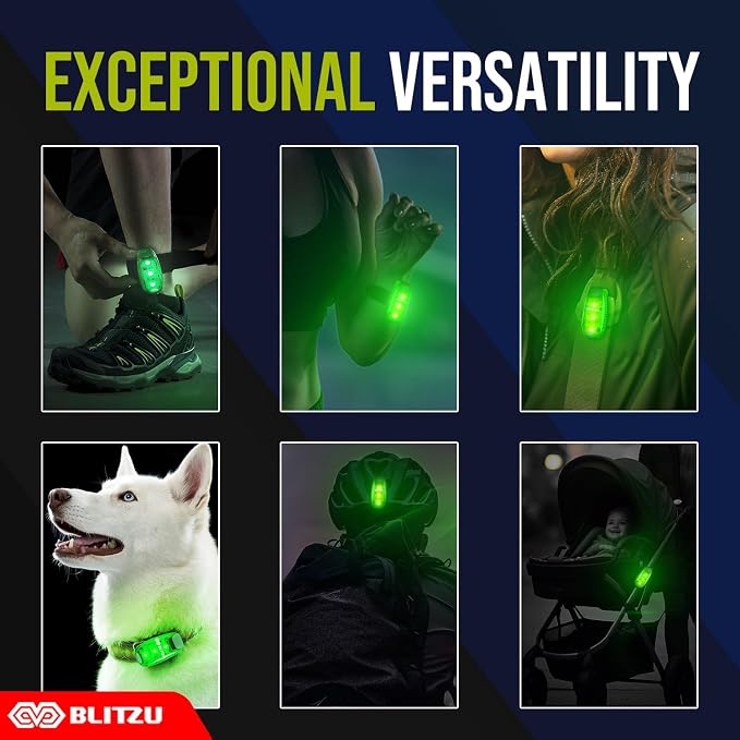 4 Pack LED Safety Light, Clip on Reflective Gear Lights - Image 3