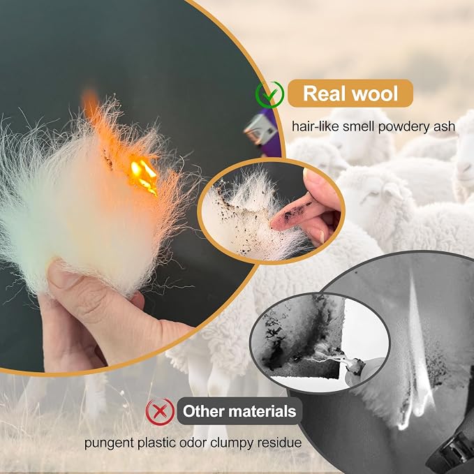 White Lambswool Extendable Duster, 32-98 Inch Bendable Wool Head - Image 6