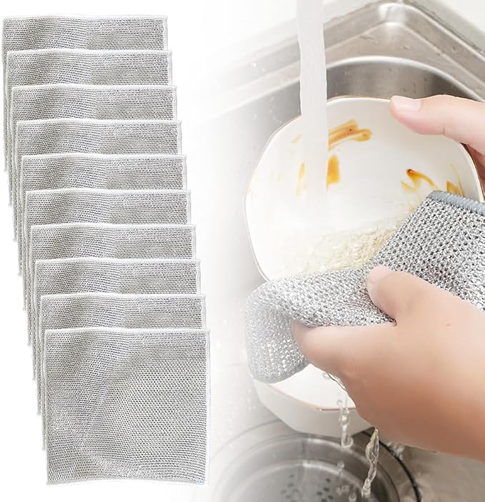 Multipurpose Wire Dishwashing Rags by ROWPOZ