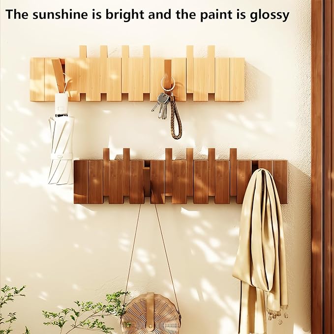 Wall Mounted Piano Key Hanger | Flip Style Hook | Entrance Wall Art Hook - Image 2