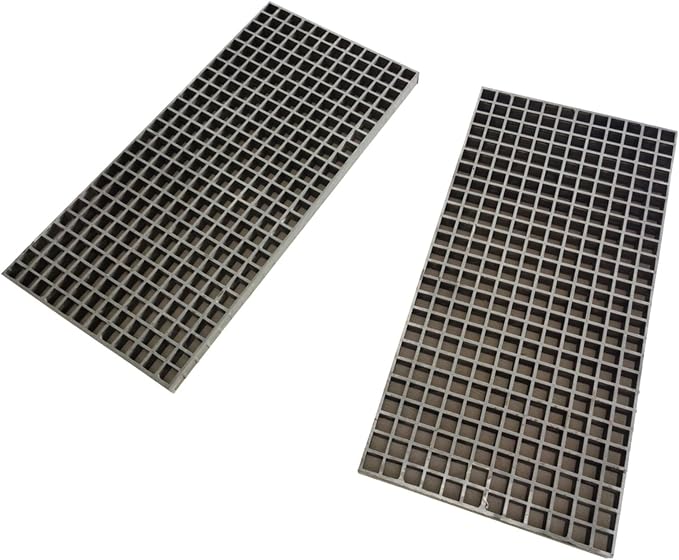 3.3ft*1.6ft Fiberglass Grating 1.5'' Thickness Gray Car Wash Grille Rectangle - Image 8