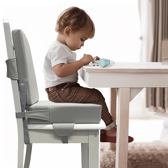 Booster Seat for Dining Table, PU Anti-Scratch Easy Cleaning Kids Toddler - Image 2
