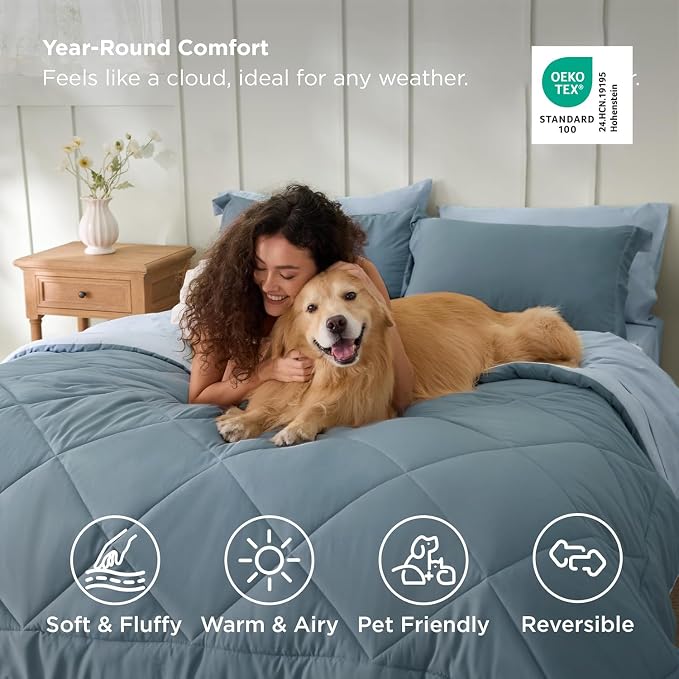 Bedsure Full Comforter Set - Image 4