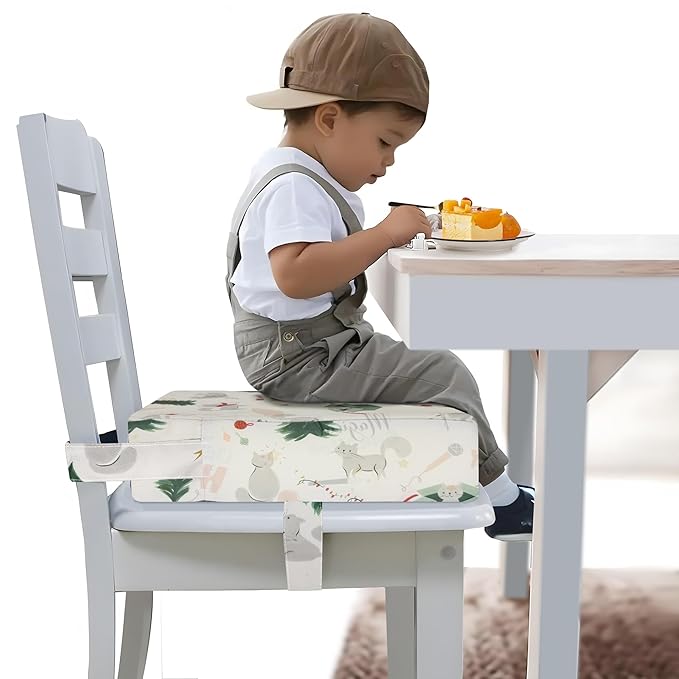 Toddler Booster Seat for Dining Table, Portable Booster Seat for Kitchen Chair by BoosterSeatforDningTable