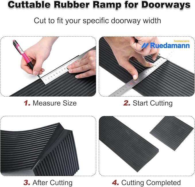 Ruedamann 1.2" Rise Threshold Ramp - Image 5