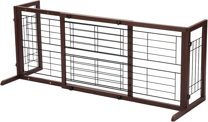 COZIWOW 38-67" Dog Gate Indoor, Free Standing Pet Gate by COZIWOW
