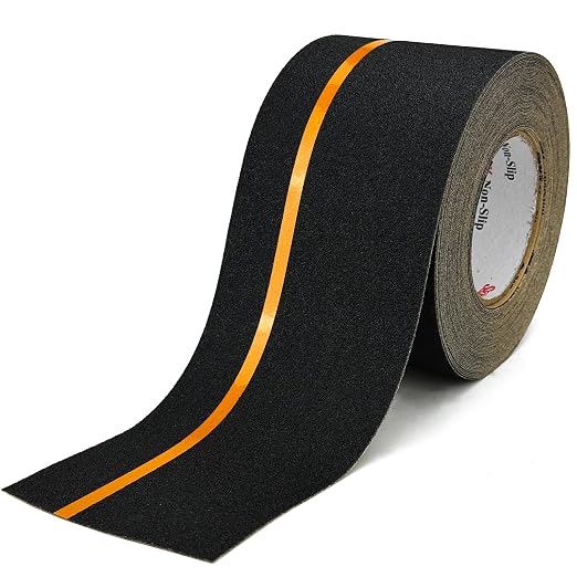 S&X Grip Tape for Stairs 4 Inch x 60 Ft, 2X Longer Heavy Duty Anti Slip by SXProducts