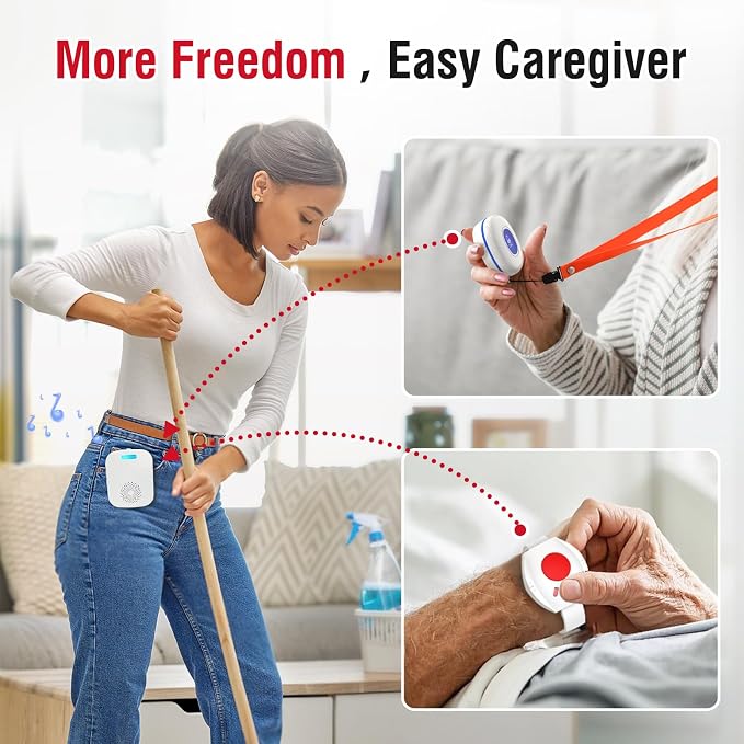 CallToU Caregiver Pager Wireless Call Buttons - Image 2