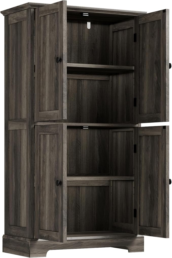 ChooChoo Bathroom Floor Cabinet, Farmhouse Bathroom Storage Cabinet - Image 9
