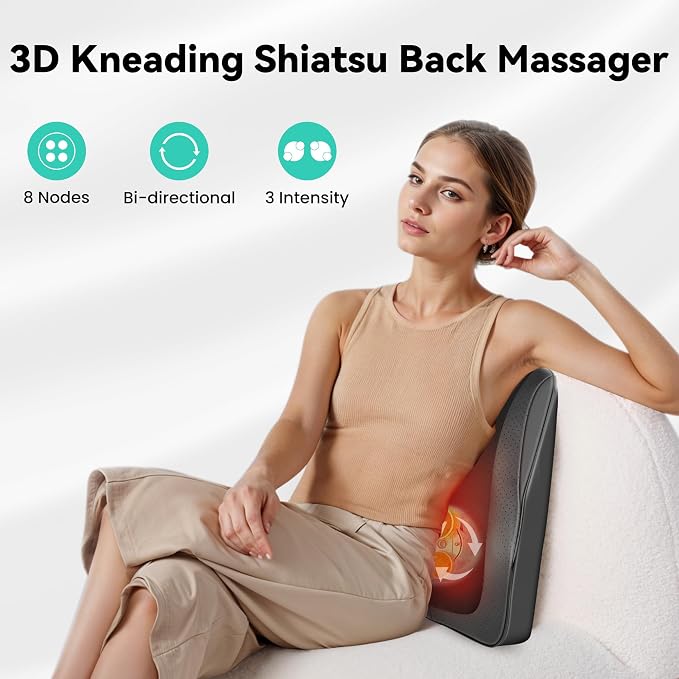 Snailax Shiatsu Lower Back Neck Massager - Image 3