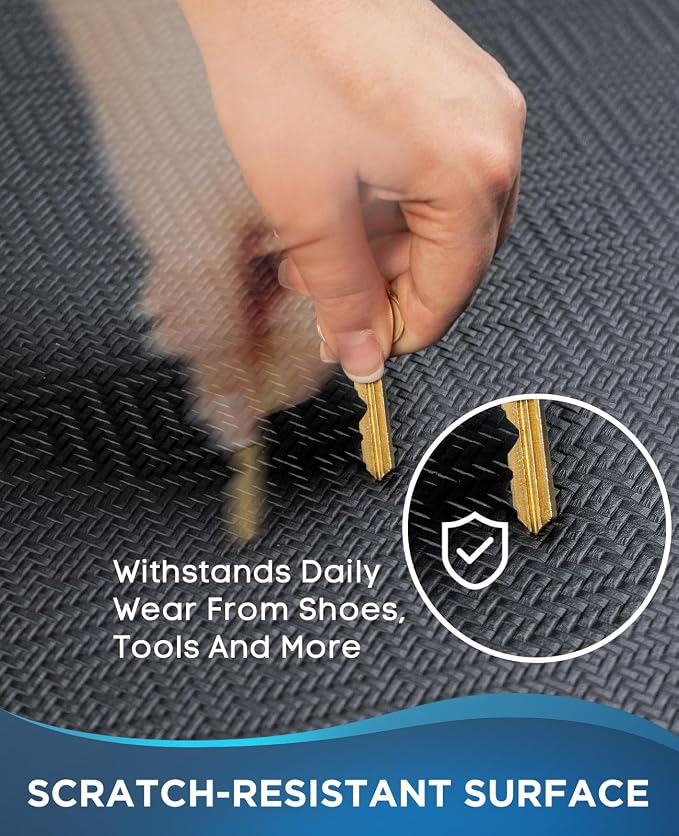 Ophanie Kitchen Mats for Floor, 3/4 inch Thick, 17x24 Anti Fatigue Cushioned Mat - Image 5