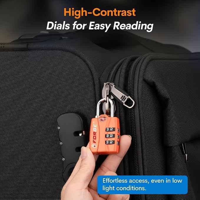 Forge TSA Luggage Combination Lock
