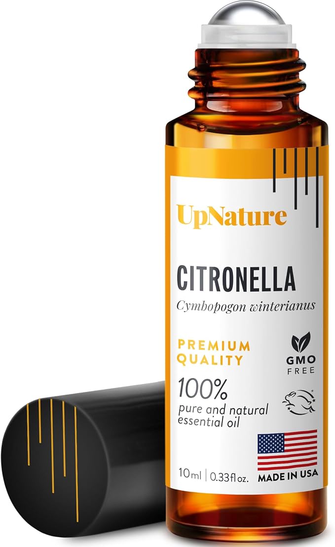 UpNature Citronella Oil Roll On – 100% Natural Citronella Essential Oil by UpNature