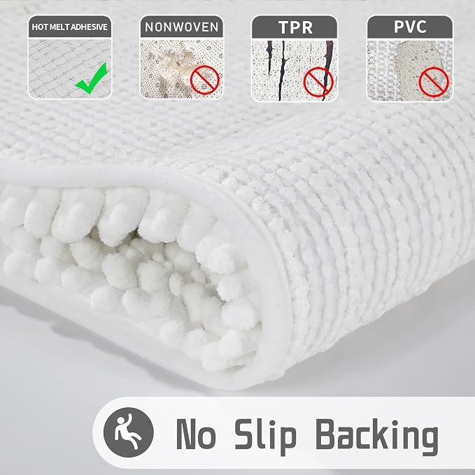 Yimobra Bathroom Rugs Non Slip Washable - Image 2
