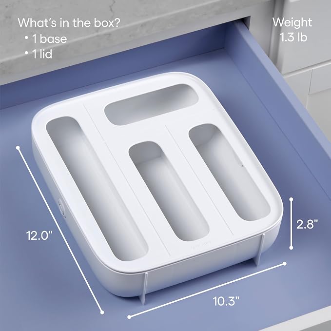 StoraBag Drawer Food Bags Dispenser, Plastic Sandwich Bag Organizer - Image 4