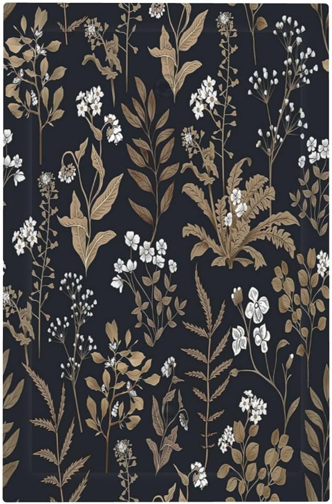 Light Switch Cover Plate Vintage Floral Wildflowers Plant 1 Gang No Device by LightSwitchCover