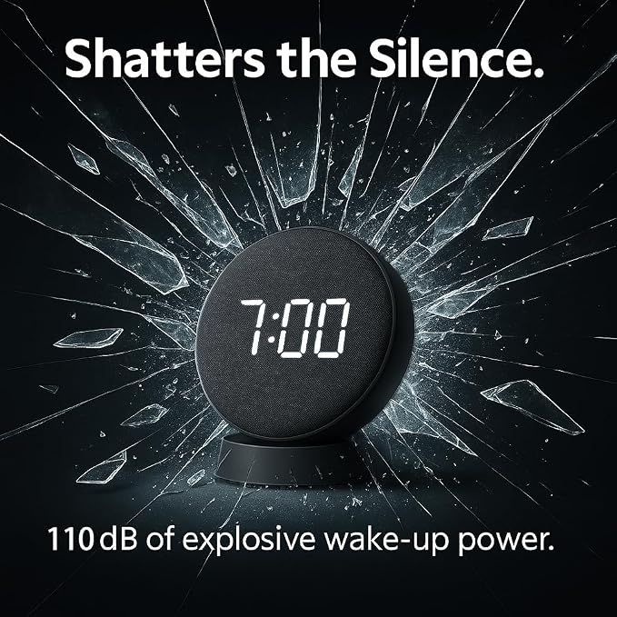 REACHER Loud Alarm Clock for Heavy Sleepers Adults/Kids/Teens, Vibrating Alarm - Image 3