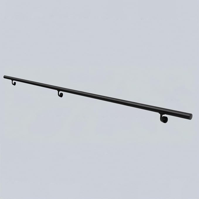 10FT Handrails for Indoor Stairs, Modern Aluminum Handrail Set, Wall Mounted - Image 7