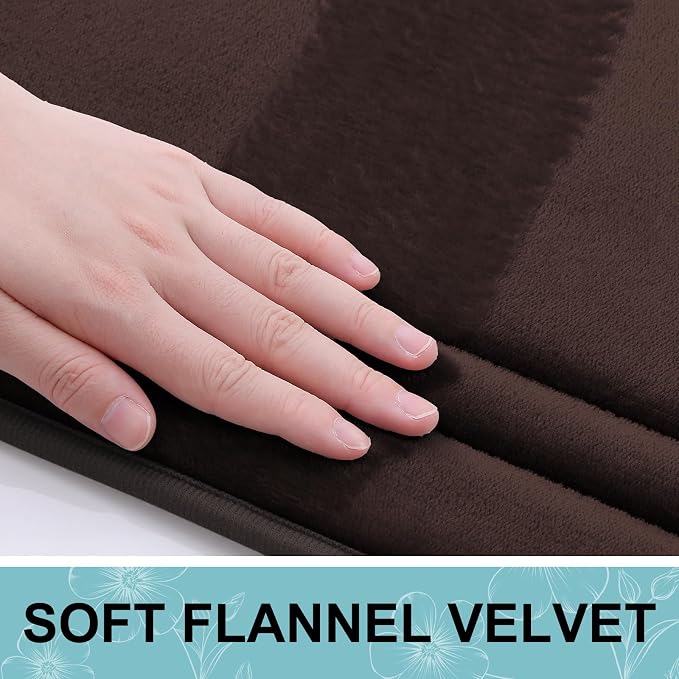 Grandaily Memory Foam Bath Mat Rug 30x20, Ultra Soft, Non-Slip and Absorbent - Image 3