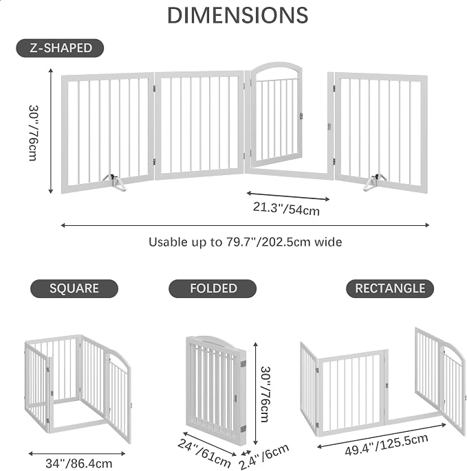 JSB 96-inch Extra Wide 30-inch Tall Dog gate - Image 2