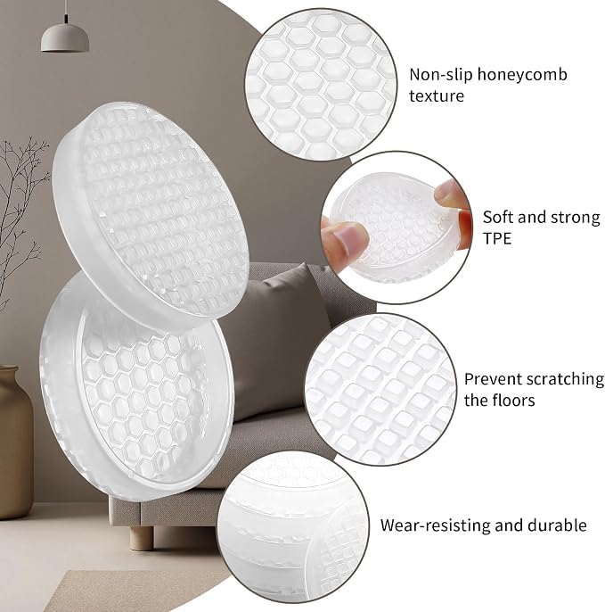 Ezprotekt Non Slip Furniture Pads, Anti Skid Furniture Coasters - Image 4