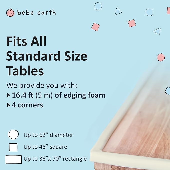 Bebe Earth Baby Proofing Edge and Corner Guard Protector Set - Image 2
