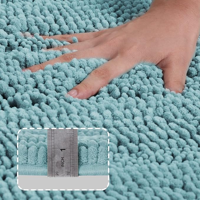 Turquoize Bath Rug - Image 2