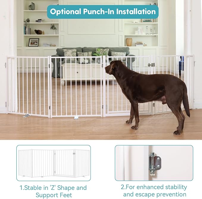 No Pawblems Free Standing Dog Gate - Image 3