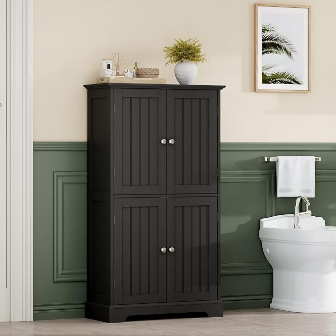 ChooChoo Bathroom Floor Cabinet, Modern Bathroom Storage Cabinet - Image 7