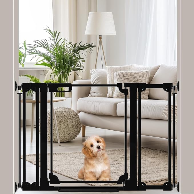 WAOWAO Clear Baby Gate for Stairs Modern Design Acrylic Auto Close Pet Gate by WAOWAOBABYSAFETYPRODUCTS