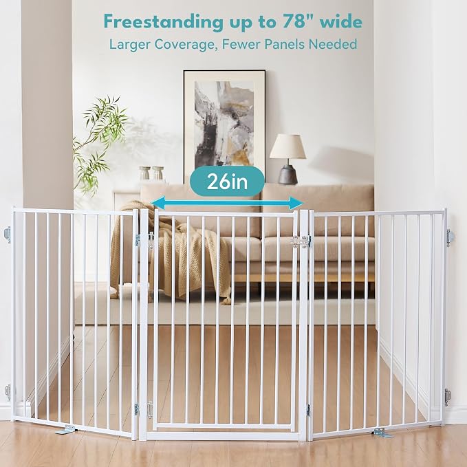 No Pawblems Free Standing Dog Gate - Image 3