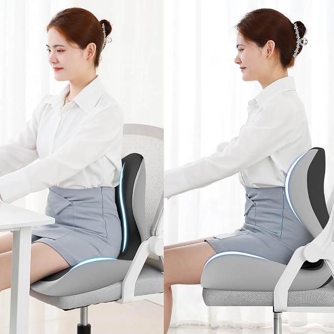 Seat Cushion Premium Ergonomic Memory Foam Car & Office Chair Seat Cushion - Image 8
