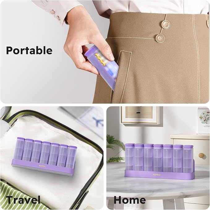 Weekly Pill Organizer 3X a Day, Detachable Pill Box 7 Day, Large 3 Times Daily - Image 7