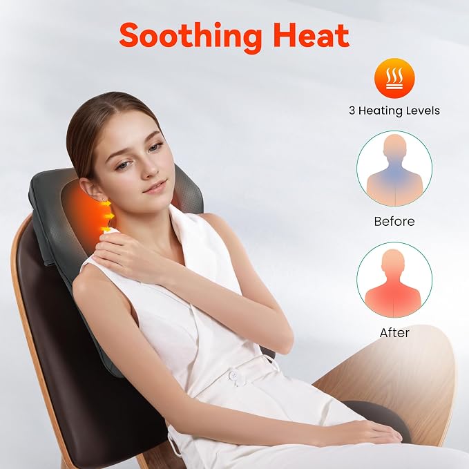 Snailax Shiatsu Lower Back Neck Massager - Image 5