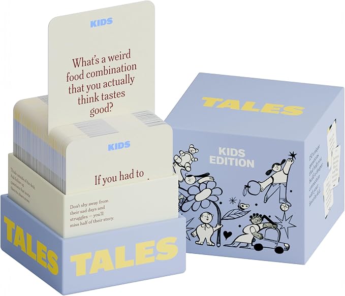 TALES Conversation Cards, Kids Edition 150 Count, Fun Family Games by TALES