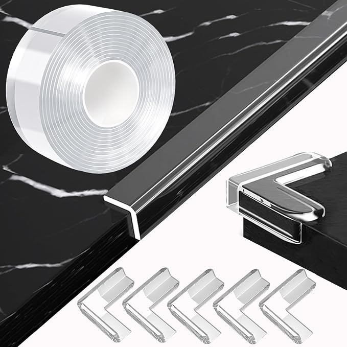 1.18 in x 16.4 FT, Self Adhesive Protective Bumper Guards by Unknown