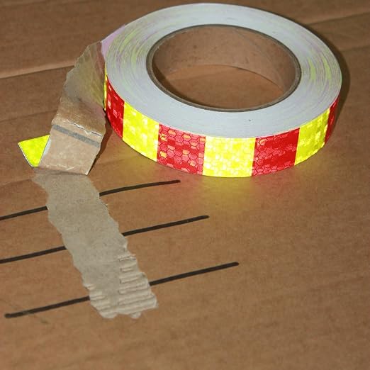 Reflective Tape Outdoor Waterproof 1 inch X 166 feet, High Visibility Hazard - Image 2