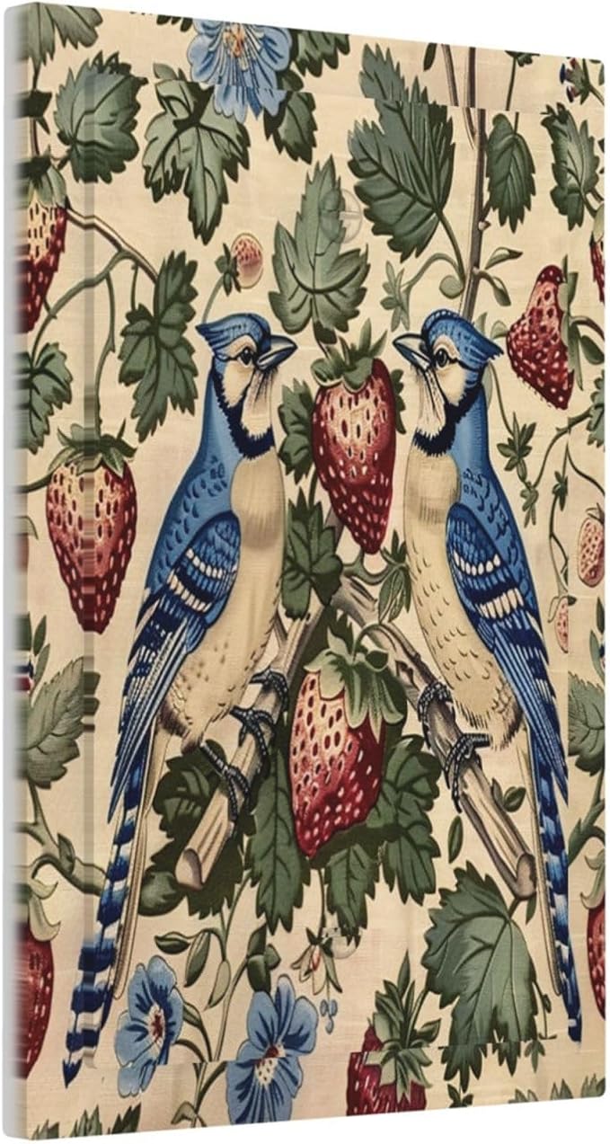 Light Switch Cover Plate Vintage Floral Bird Strawberry Thief William Morris 1 - Image 2
