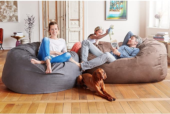 Lumaland Luxurious 5ft Large Bean Bag Chair - Image 2
