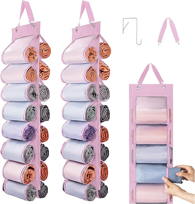 Legging Organizer Storage, Foldable Hanging Closet Organizer Storage by DHSFKBE