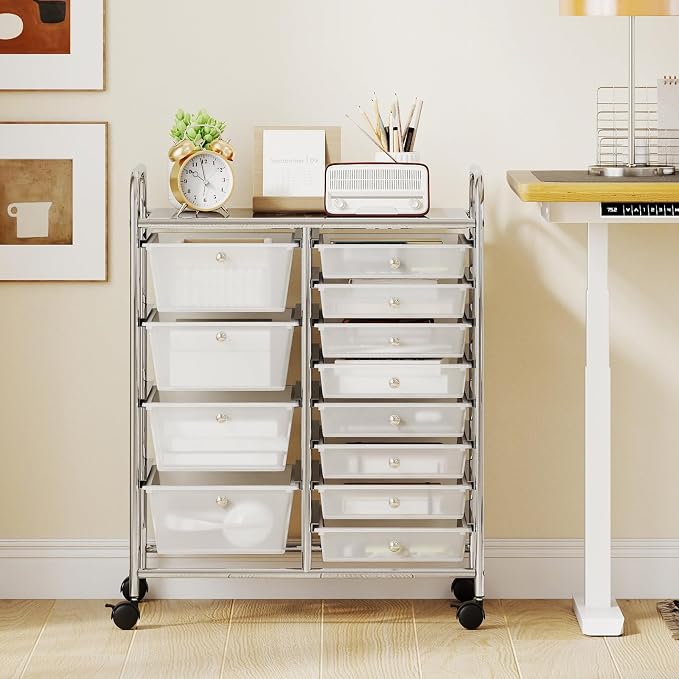 Giantex 12 Drawer Rolling Cart - Image 4