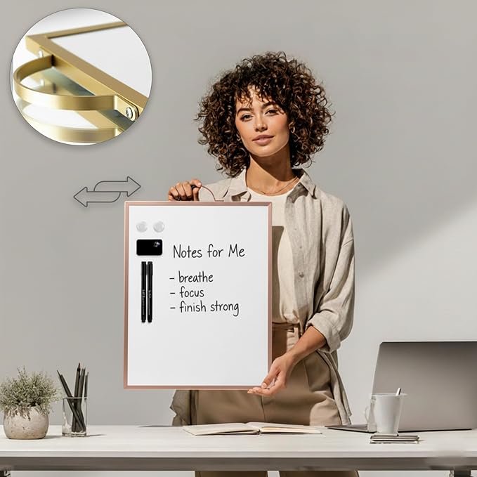 Small Whiteboard 12 x 16 Inch Magnetic Dry Erase Board - Image 6