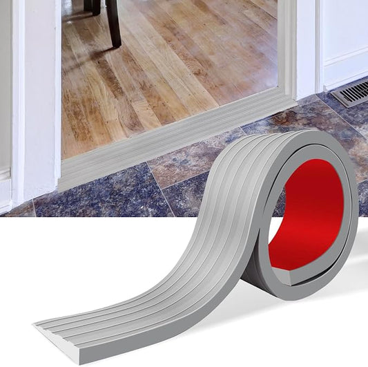 Threshold Ramps for Doorways Self-Adhesive Rubber Ramps for Door Threshold by Heonay