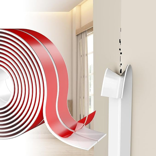 Wall Corner Protector Self-Adhesive Flexible – Durable Rubber, Furniture Edge by Nayotaa