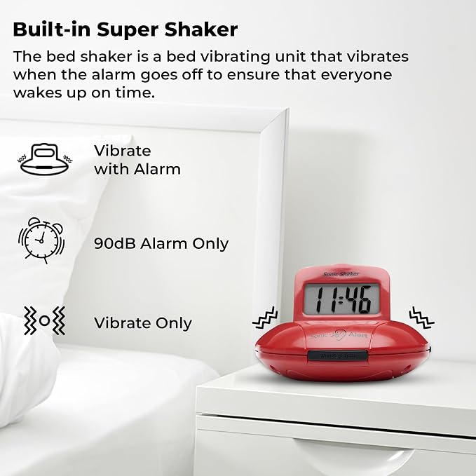 Sonic Alert Digital Alarm Clock - Image 3